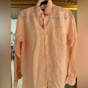 Linen Button Up shirt; Pristine condition; Authentic